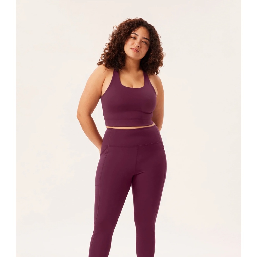 Girlfriend collective - full set - plum - size small
